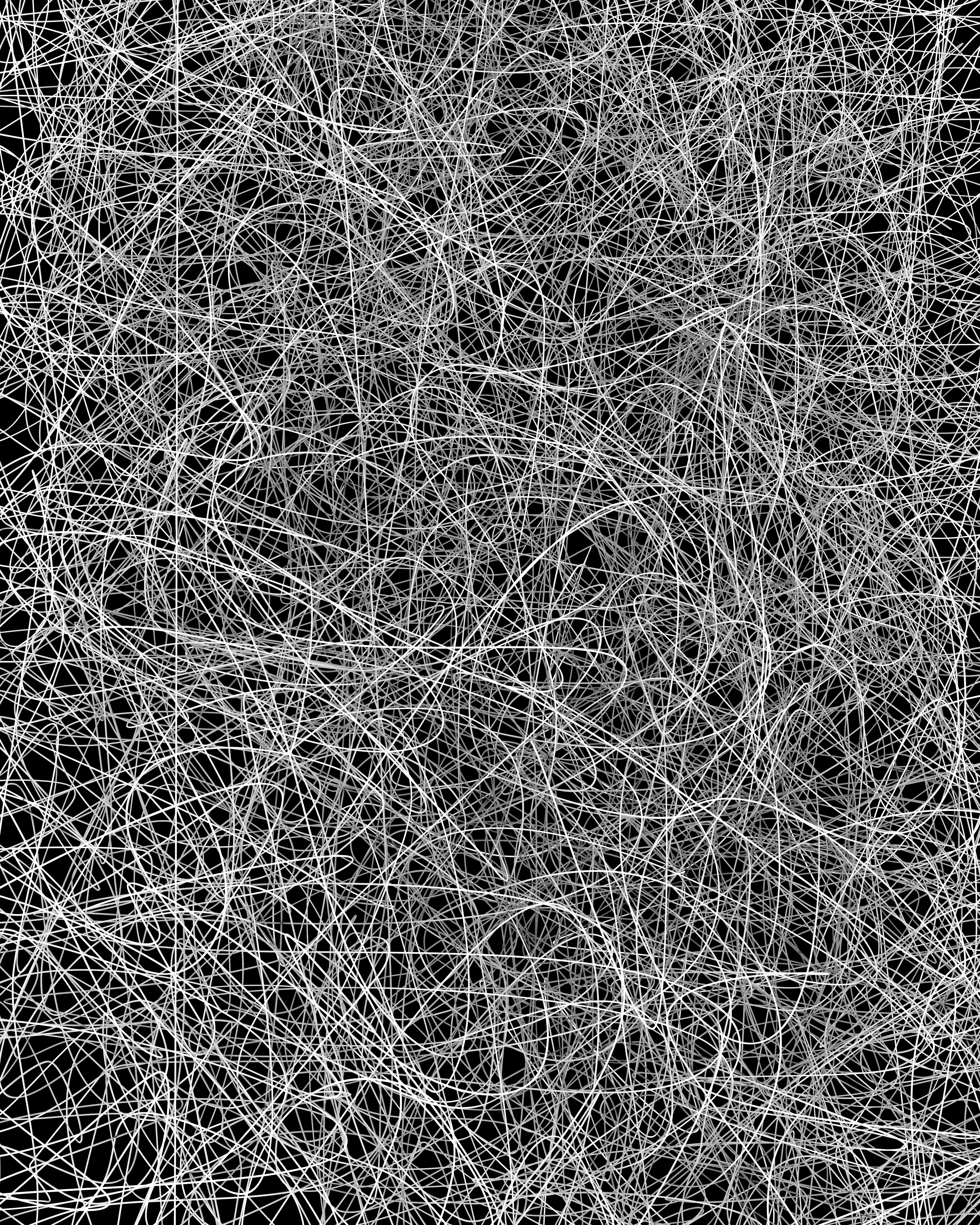 Abstract pattern of white lines on black