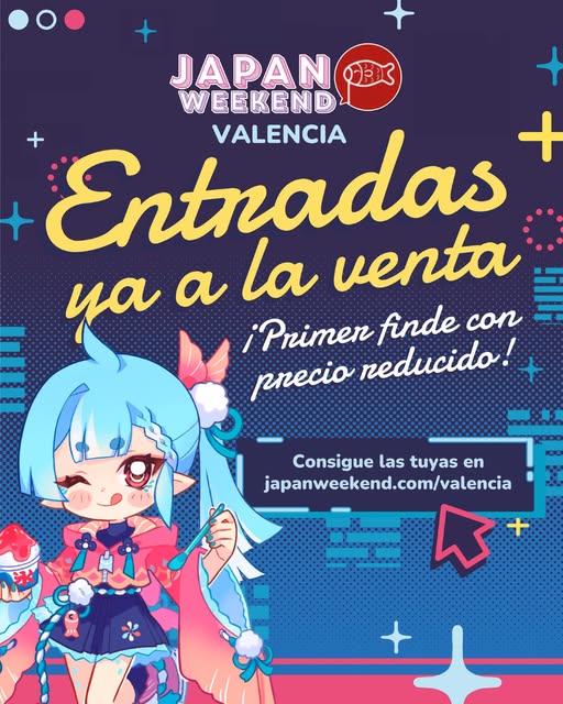 cartel japan weeekend valencia venta de entradas