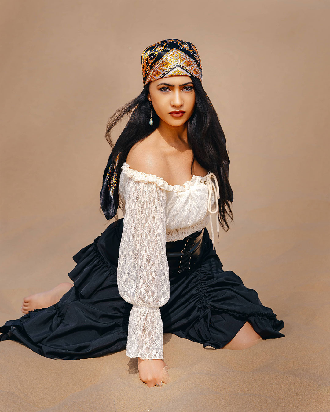 Outdoor desert session highlighting beauty and natural surroundings