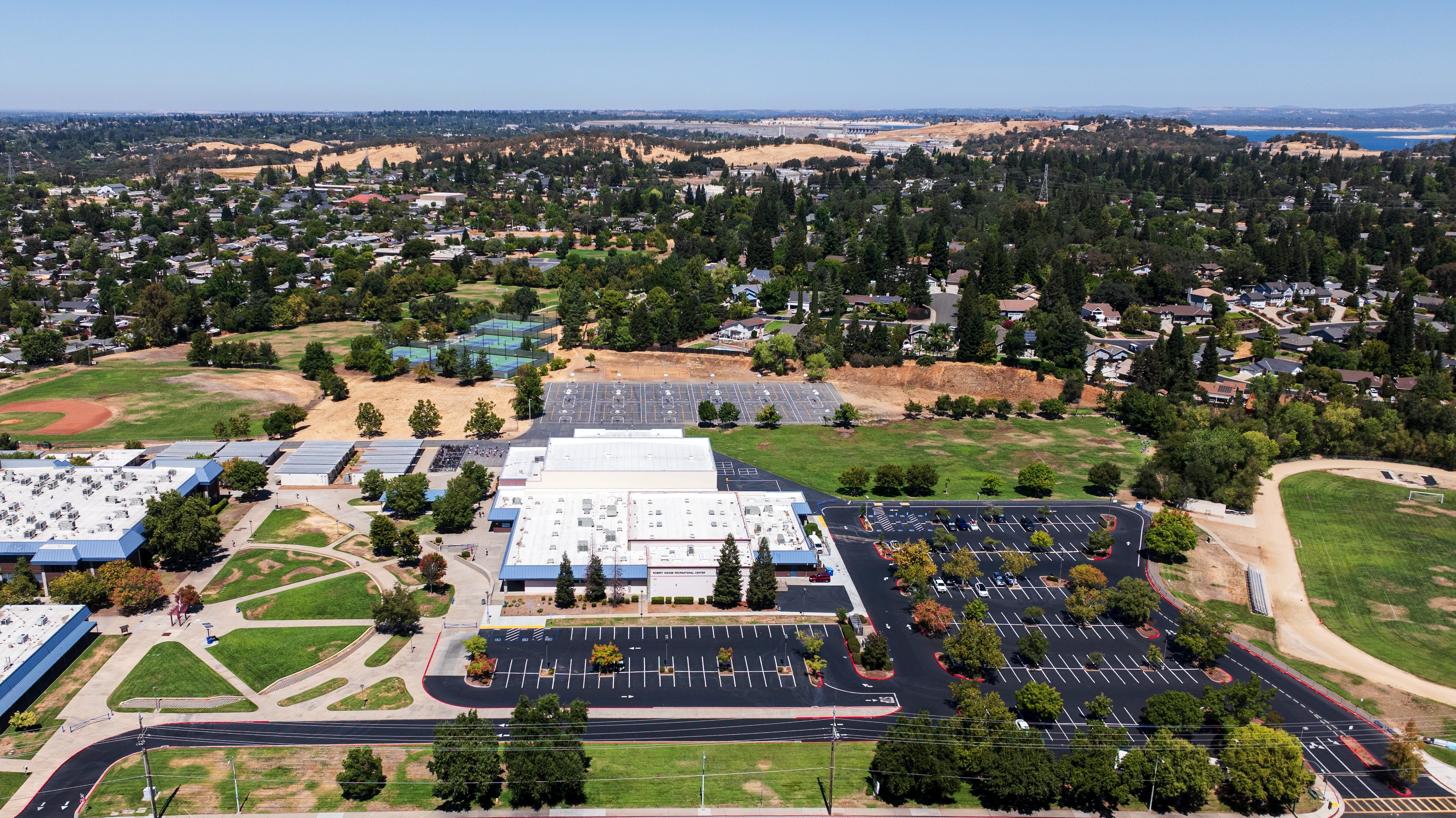 Office building parking lot project