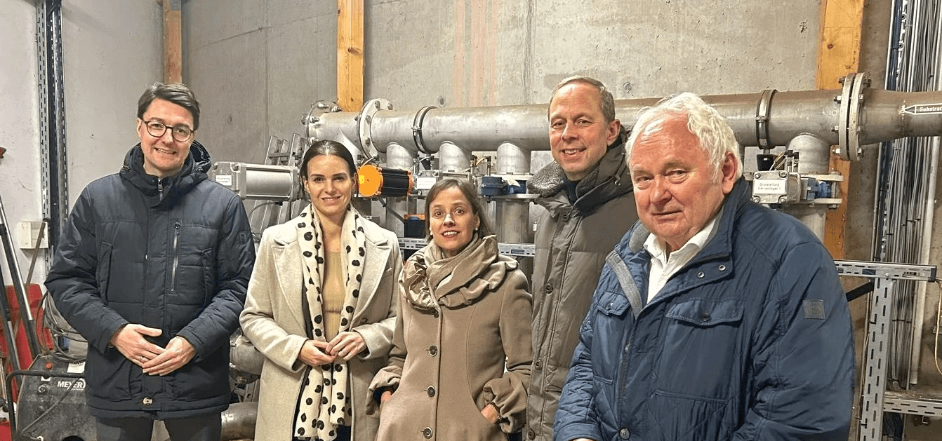 v.l. Christoph Frauenpreiss, Vanessa Zobel, Dr. Cornell Babendererde, Dr. Hendrik Hoppenstedt, Heiner Schönecke