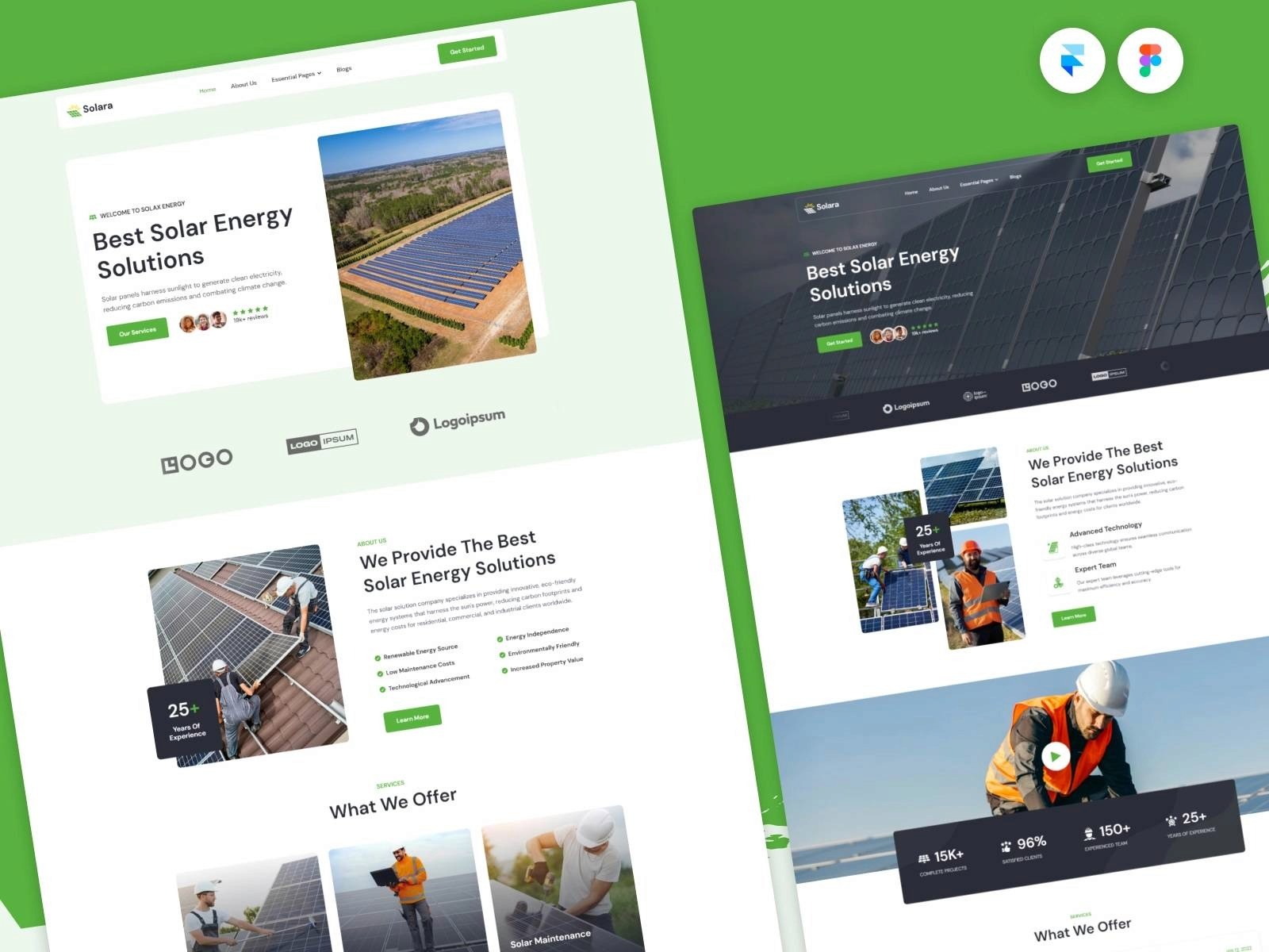solarax solar and renewable energy framer template