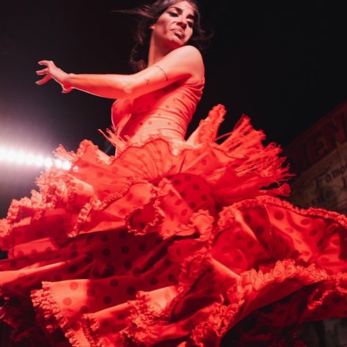 Pokaz flamenco w Flamenco de Leones + bilety na kolację w Madrycie