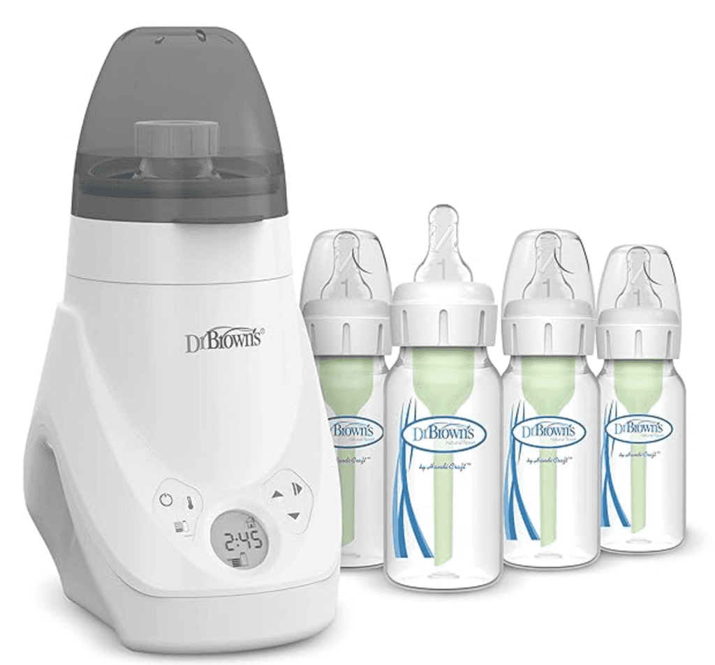 Dr. Brown's Deluxe Baby Bottle Warmer with digital display for precise warming – Best programmable warmer for quick and safe bottle heating