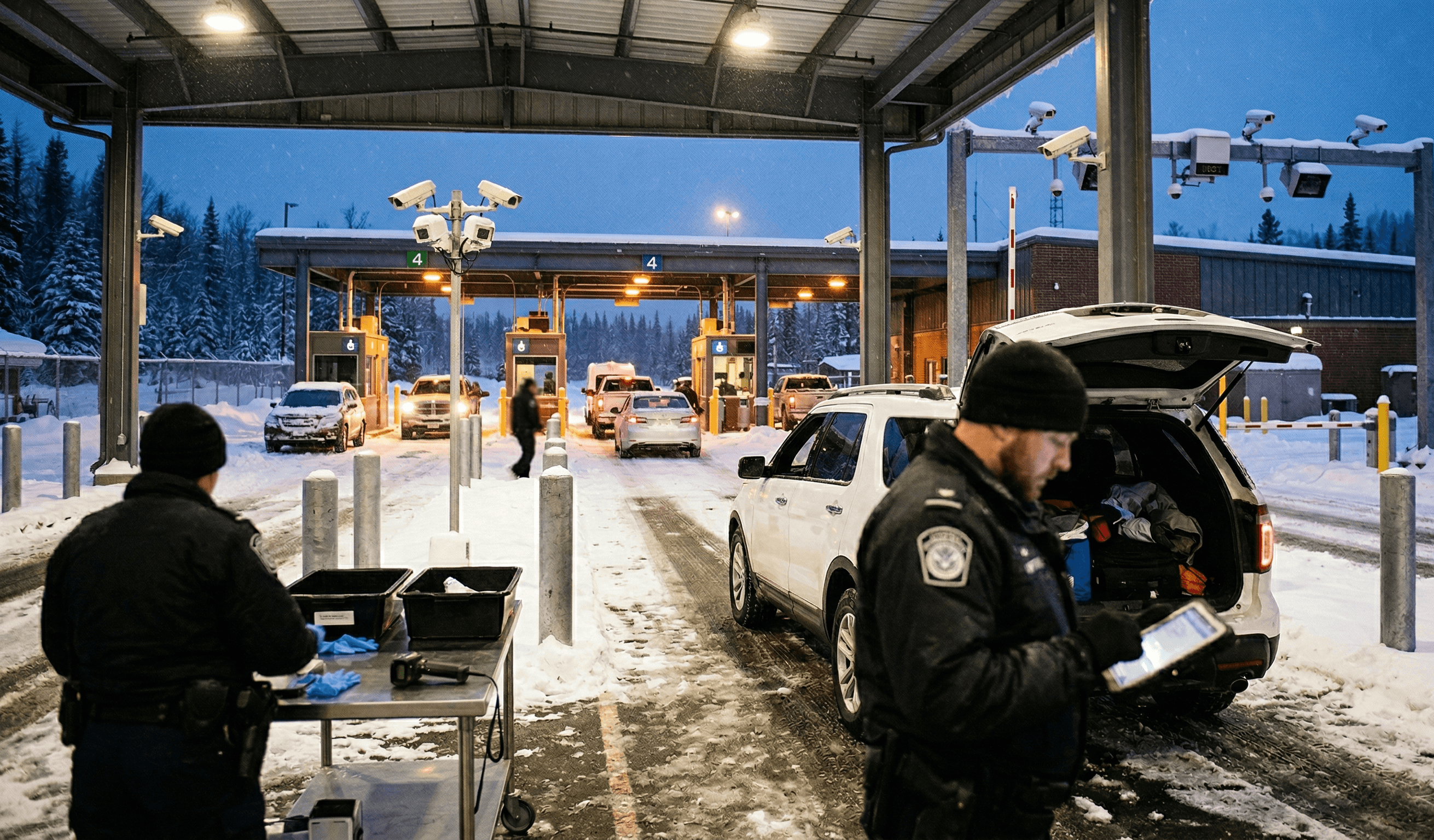 northern border screening station