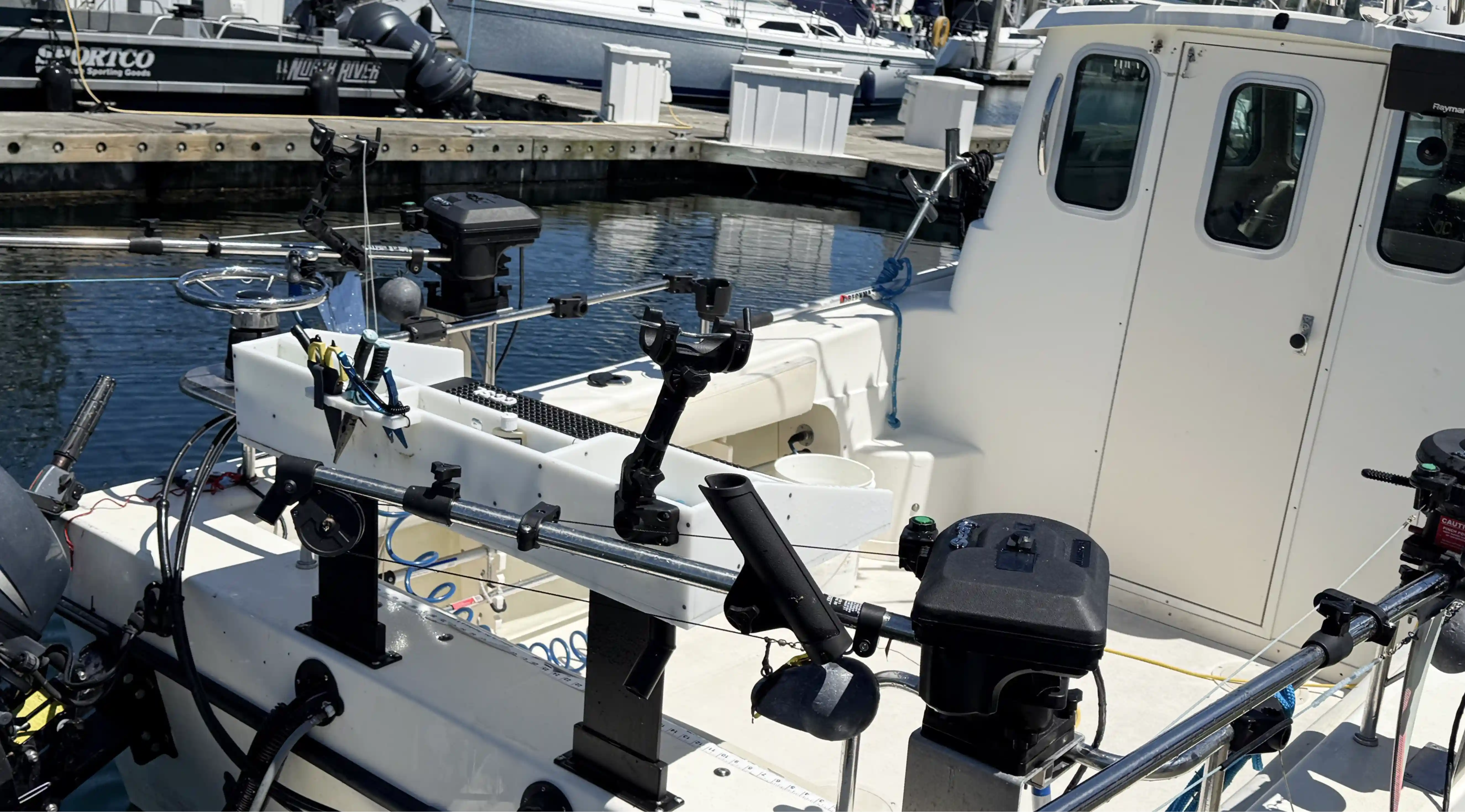 Bow of the fishing boat