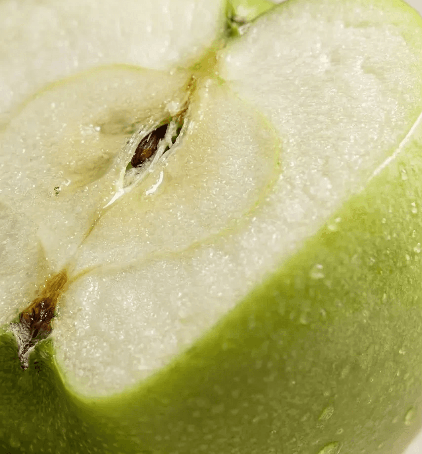 gesneden groene appel
