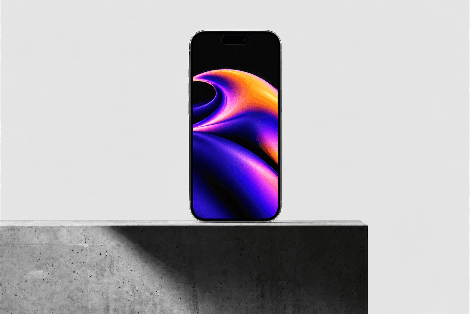 tide wallpaper on the iphone mockup