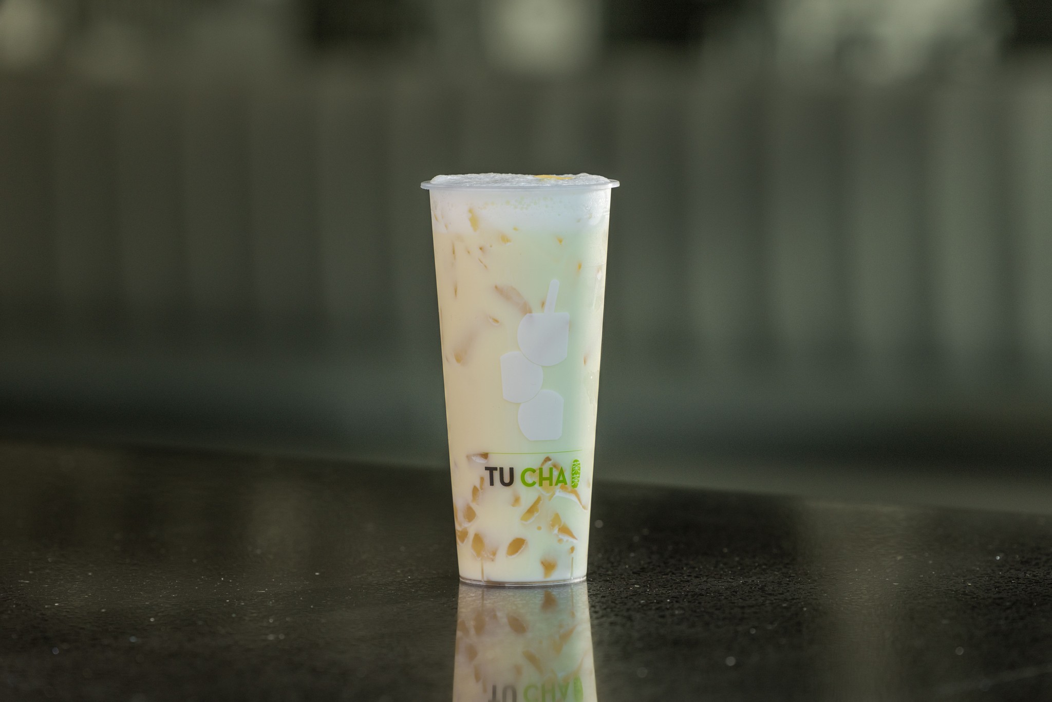 Toasted Genmaicha Boba Milk Tea