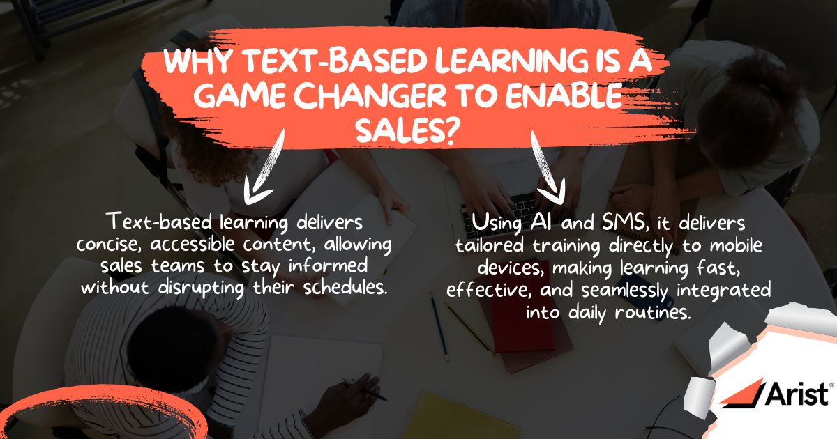 Why Text-Based Learning Is A Game Changer To Enable Sales?