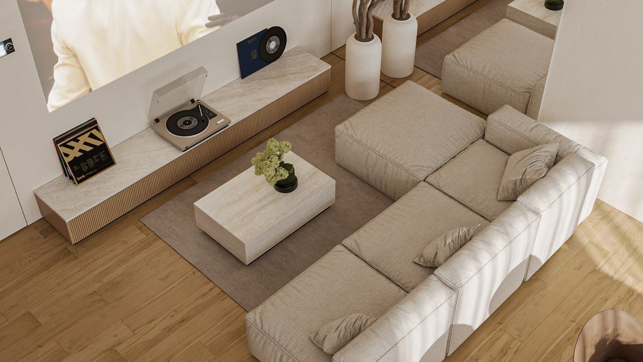 2-bedroom apartment in White Palm complex, Batu Bolong, Canggu