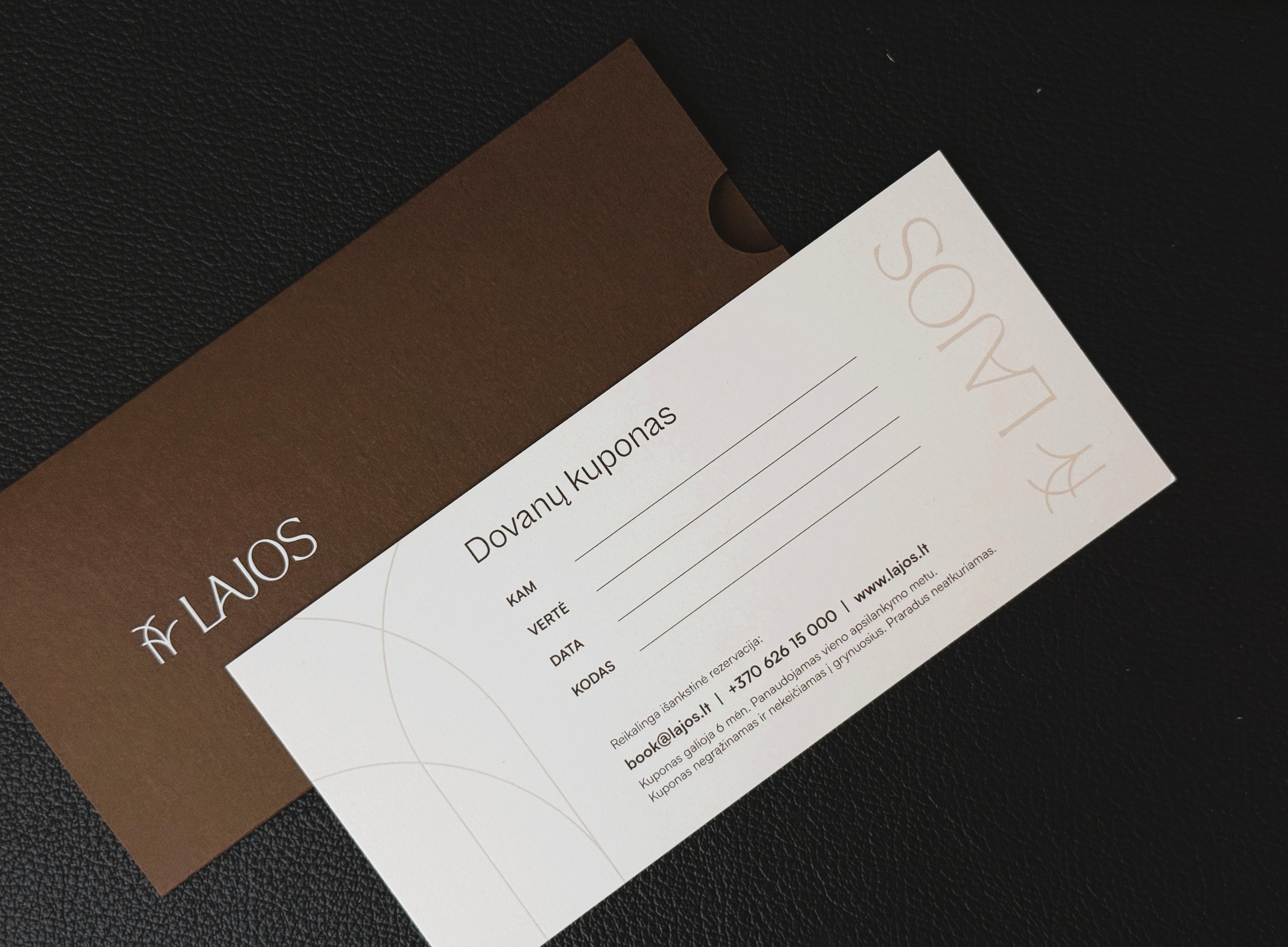 LAJOS dovanų kuponas