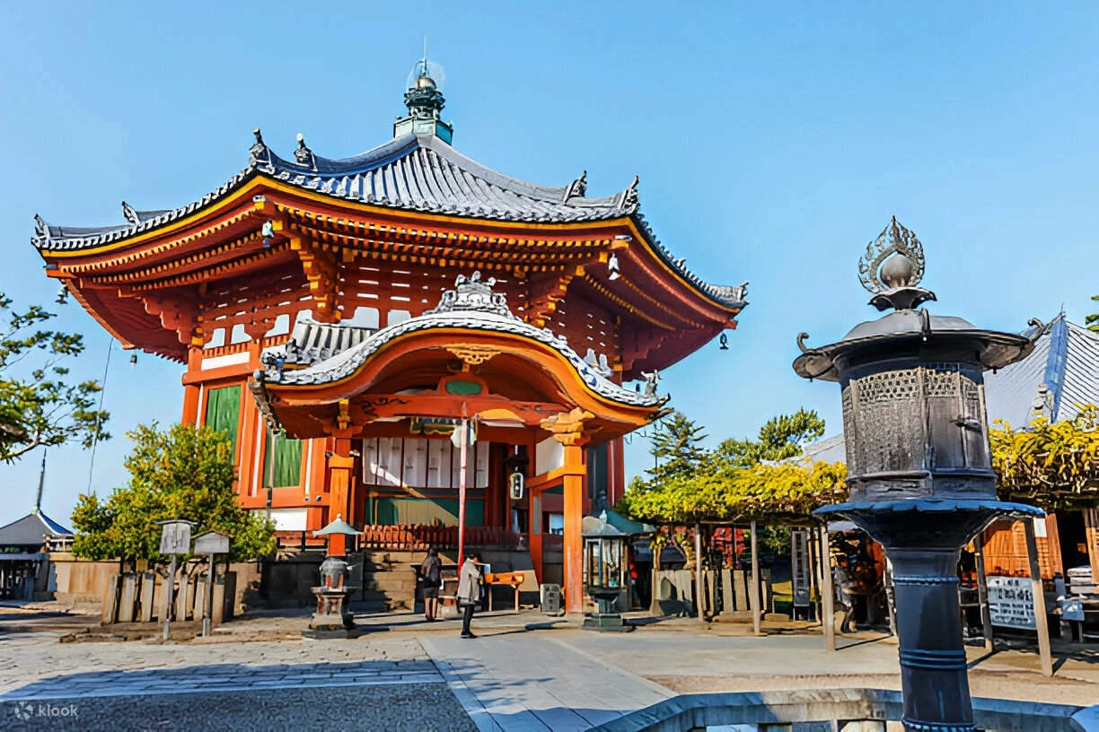 Traditional Japanese Temple Pavilion