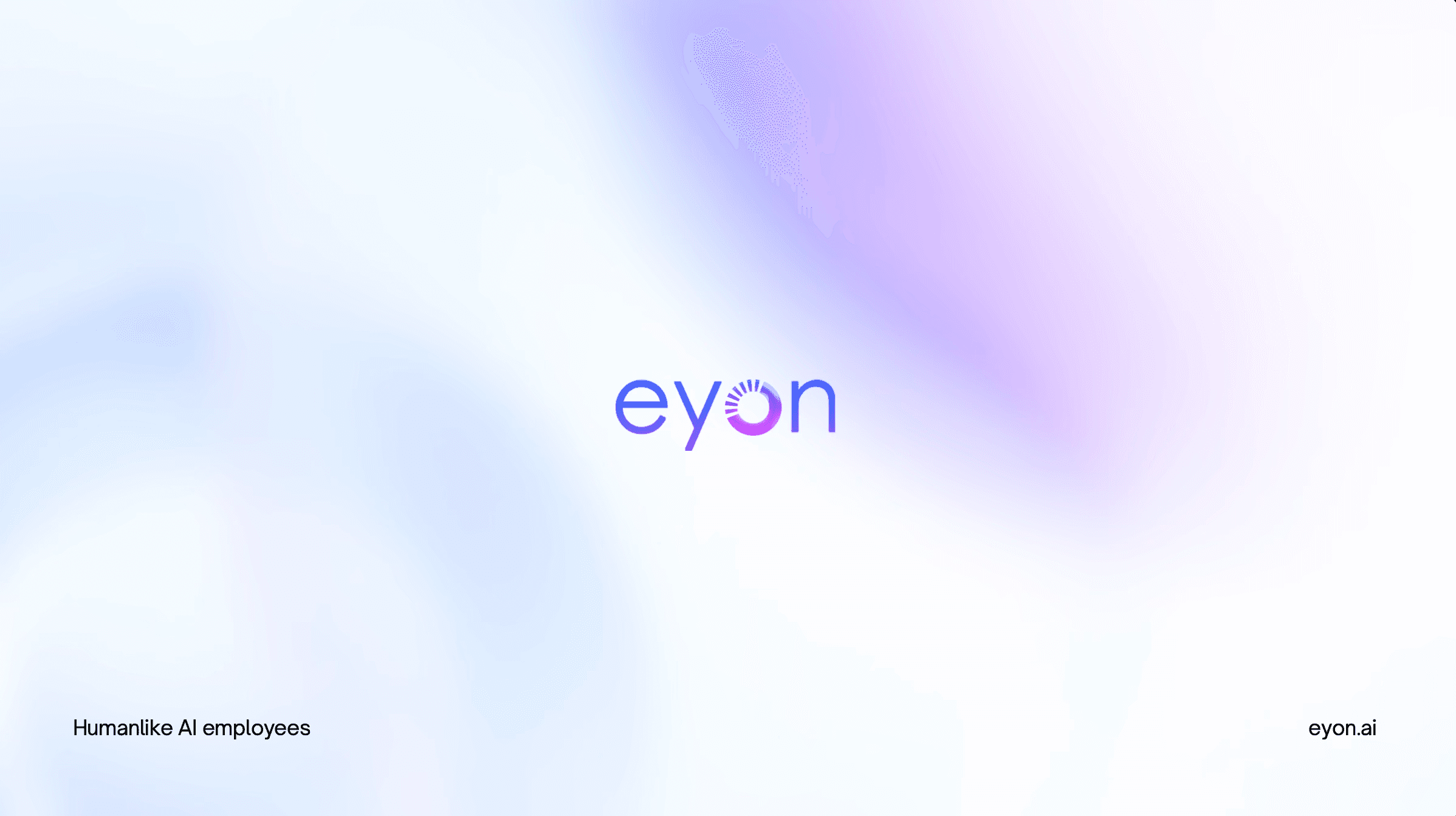 Eyon AI Logo | Building Humanlike AI Call Employees transformation by Orixun | High-end marketing agency california