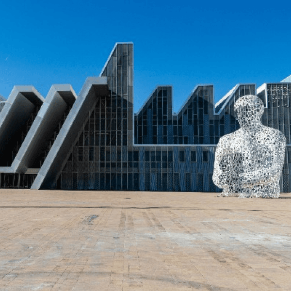 Jaume Plensa's statue of the Thinking Man