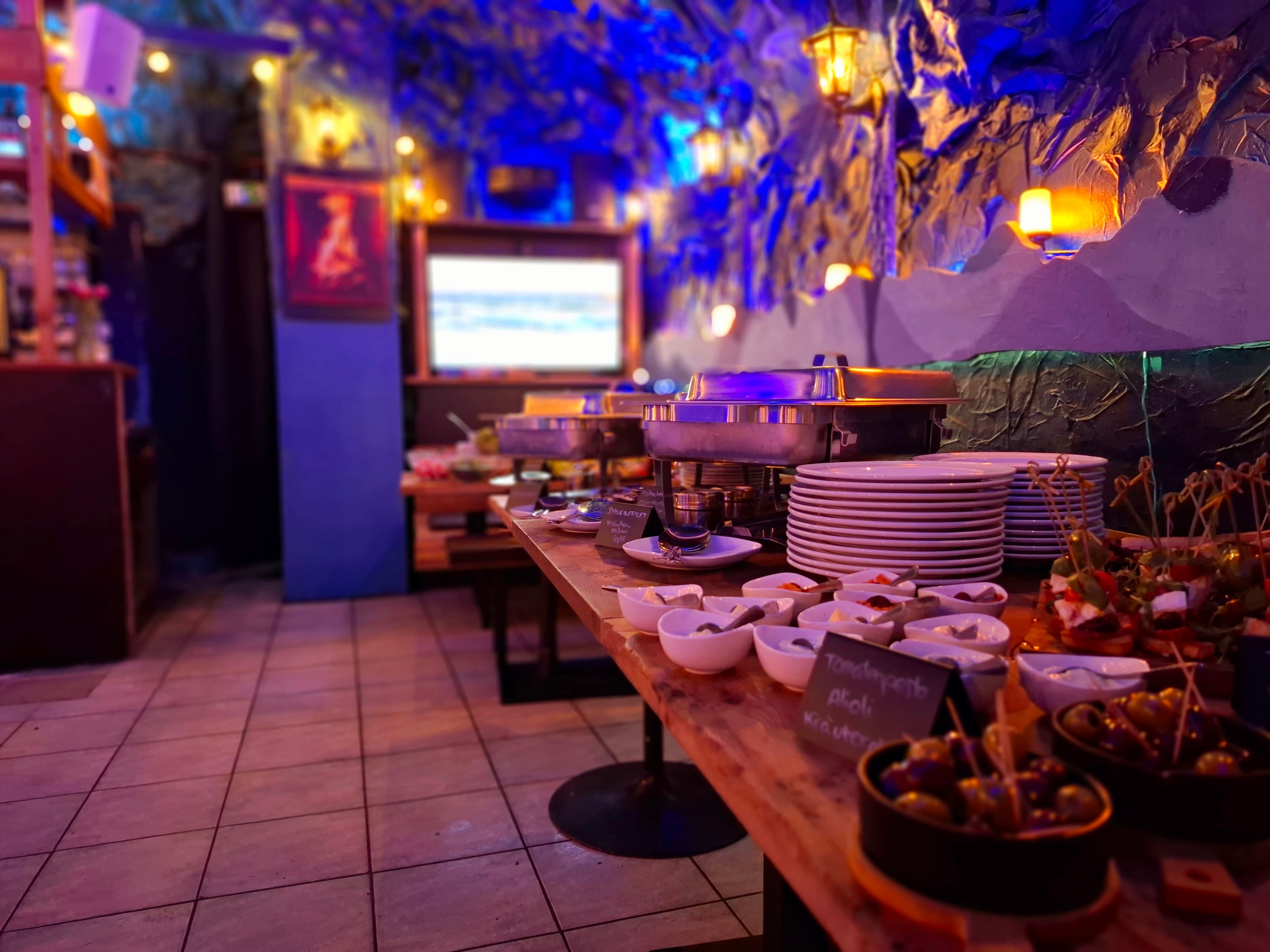 Grotte, Buffet Gruppen