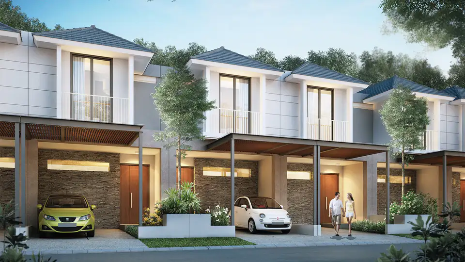 Fasad rumah tipe orchid Springville Residence