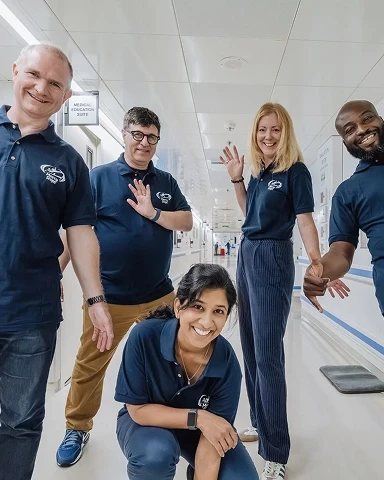 Group picture of volunteers