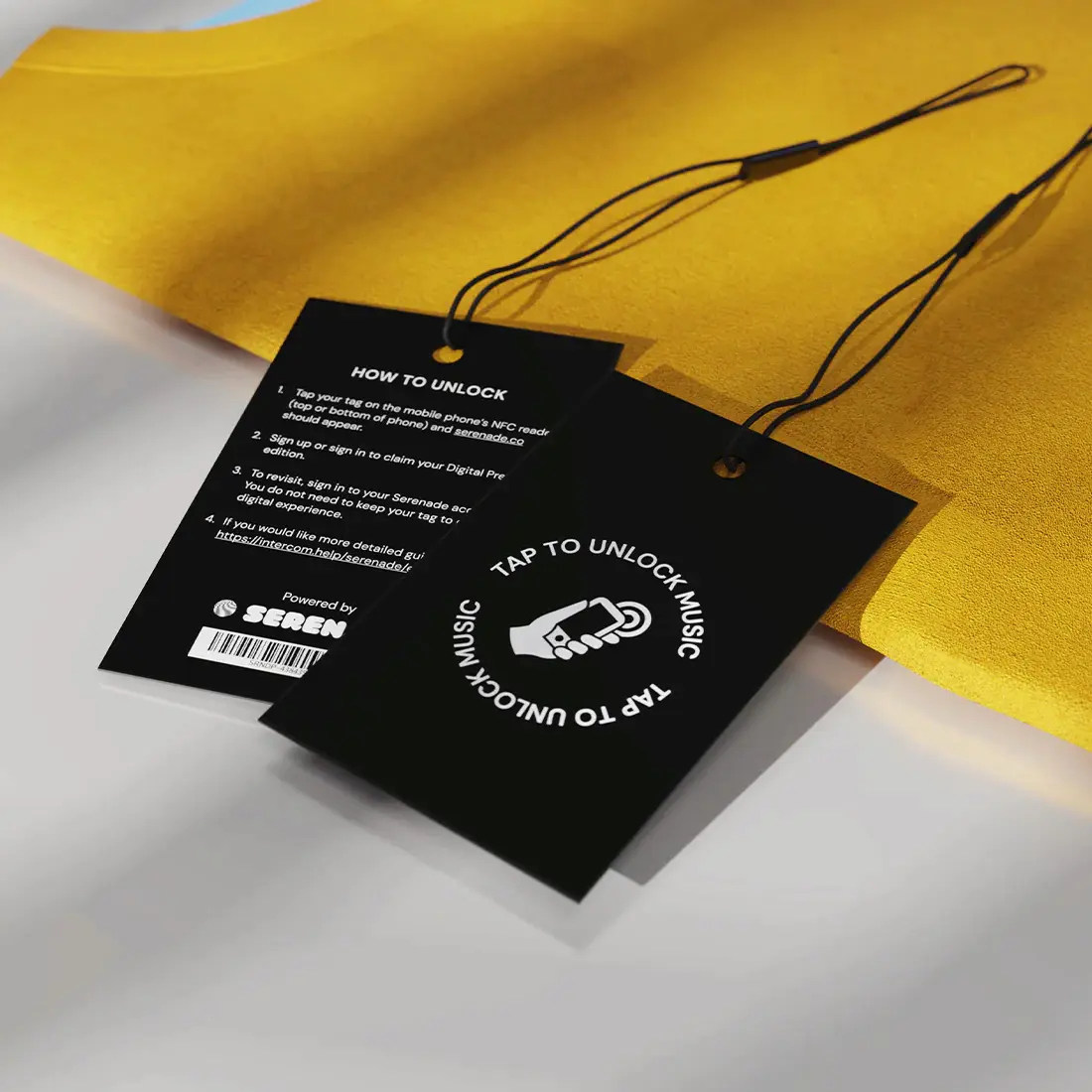Smart format clothing tag