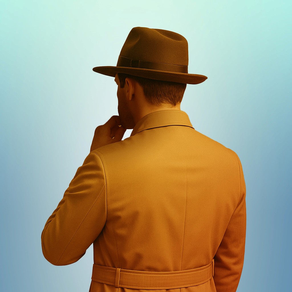 Man pointing an aim
