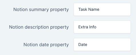 Notion Field Mapping