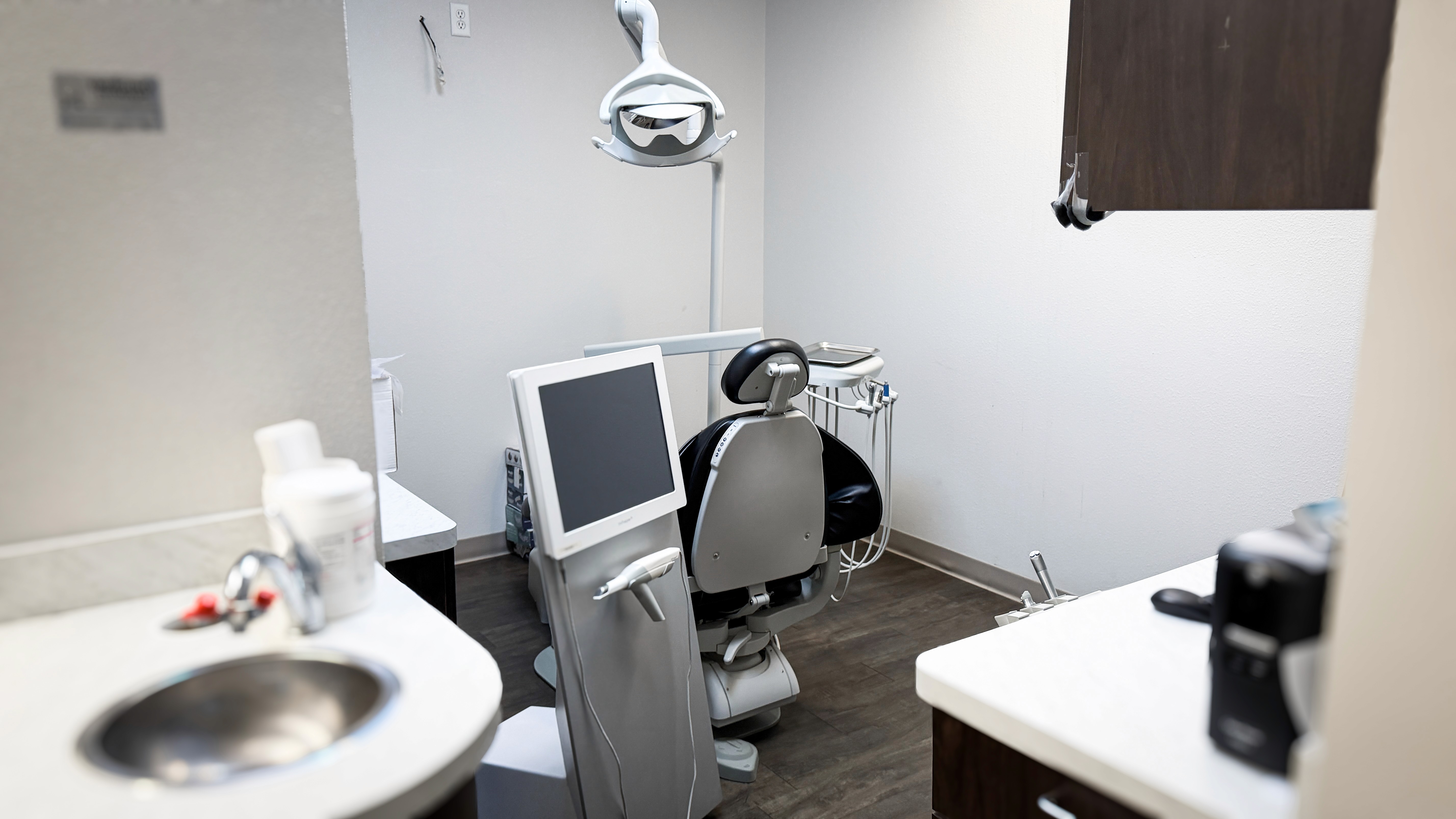 dentist working on a patient