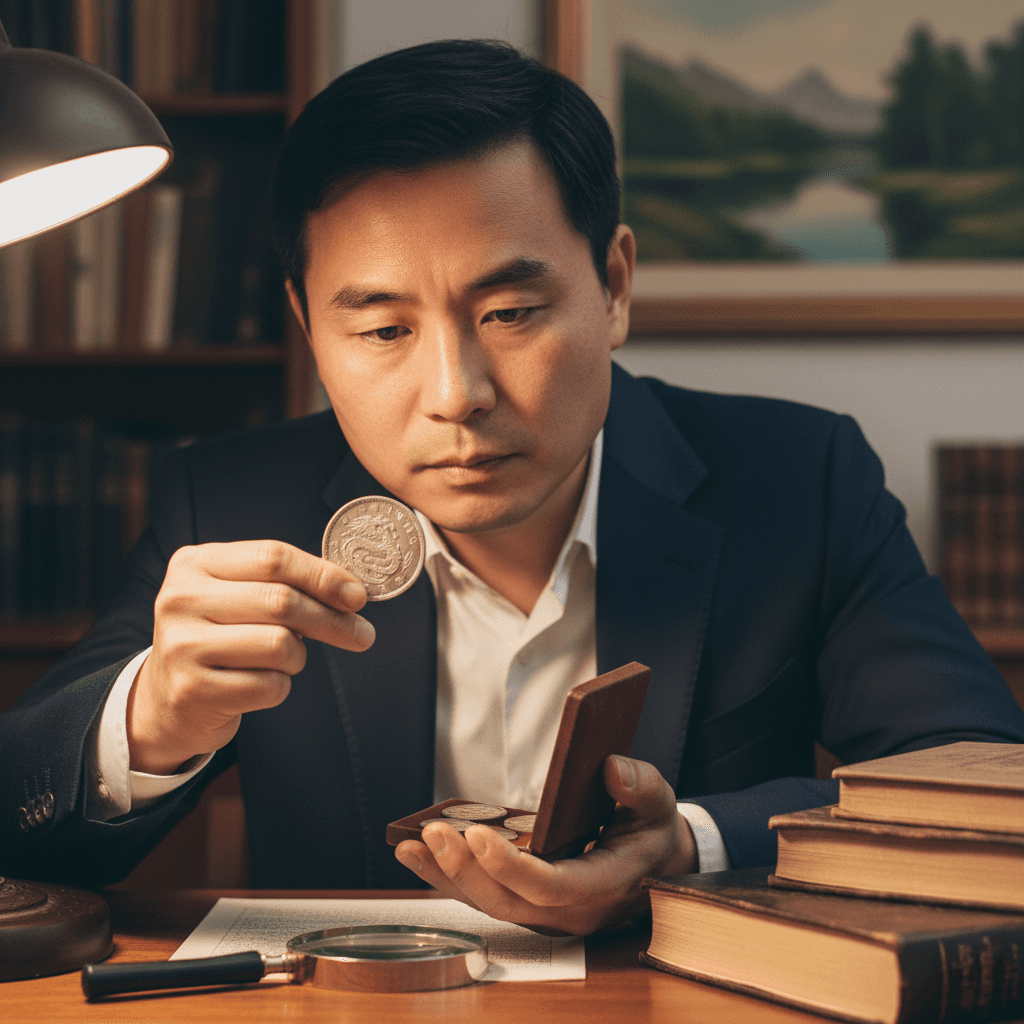 蘊采國際資深團隊鑑定古錢幣與龍銀，依據鑄造年代、品相與歷史價值排除市場亂價，協助錢幣收藏回歸精準市場行情。
