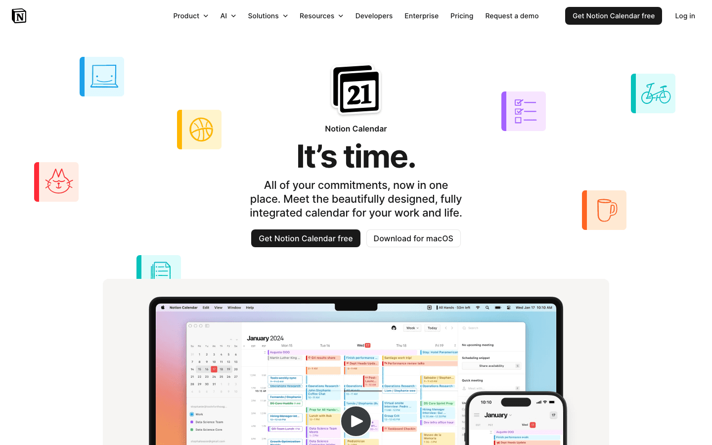 Notion Calendar