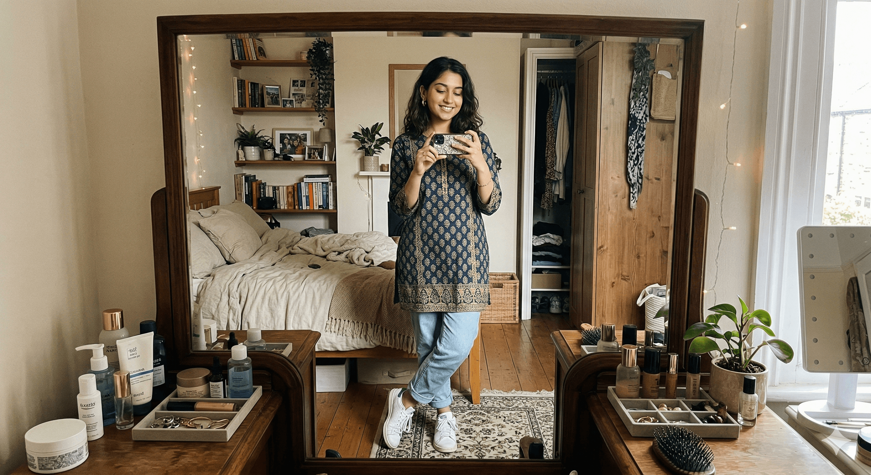 man smiling to the camera