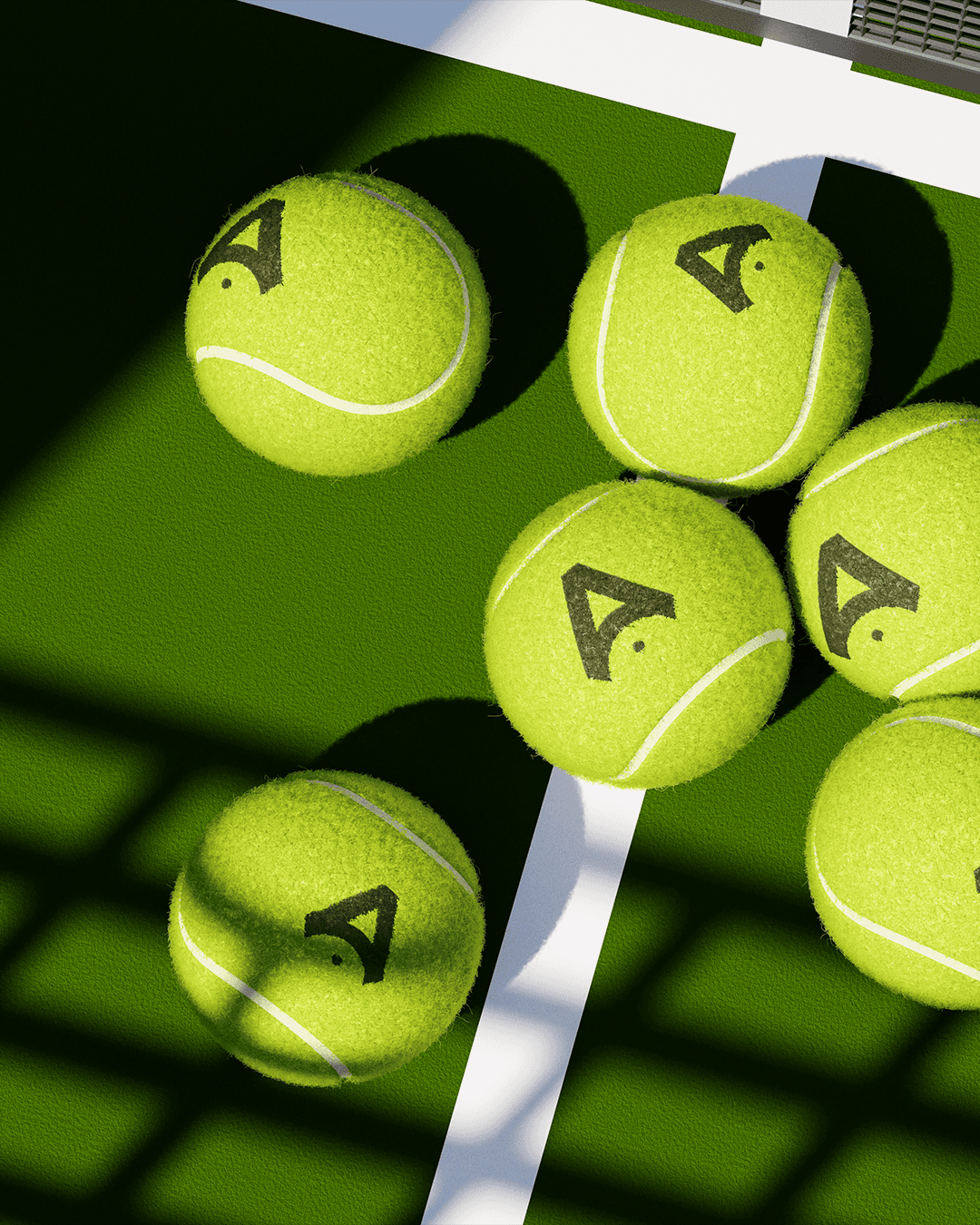 logo ontwerp tennisballen