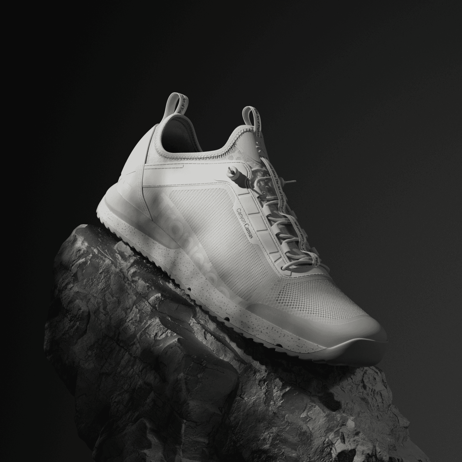 CGI visual showing balance of travel and design for Tropicfeel by Este Studio

