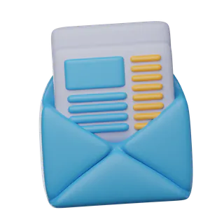 Free 3D newsletter icon