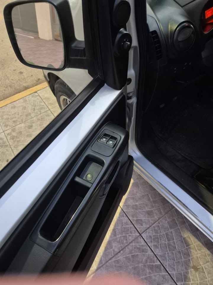 rear view of red car