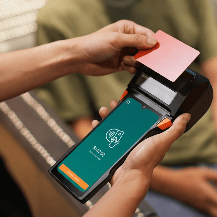 simple payment system with abacus go mobile pos