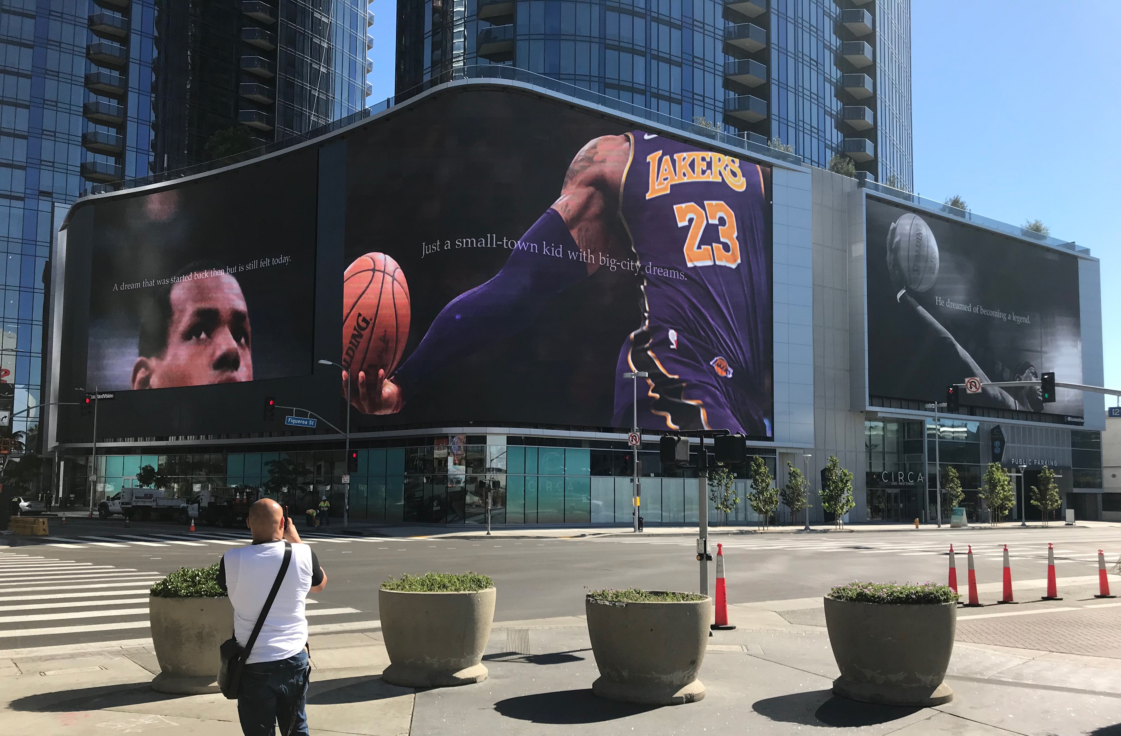 Nike LeBron James: L.A. Live Takeover