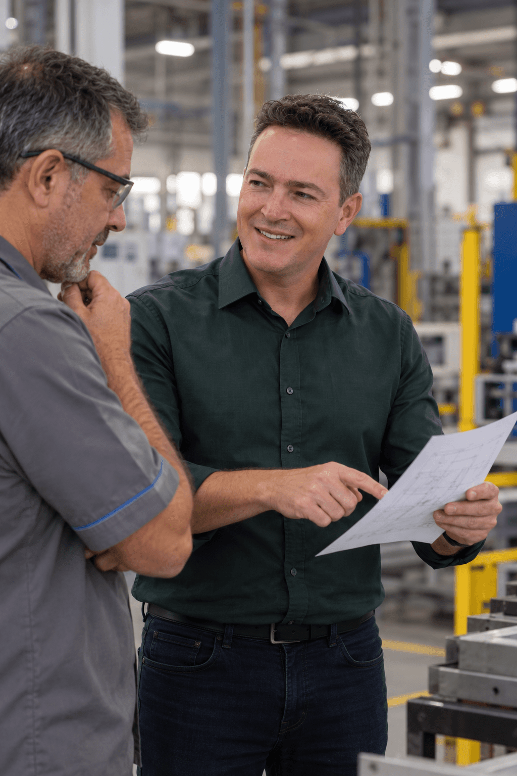 Gestão e operação em ambiente empresarial industrial