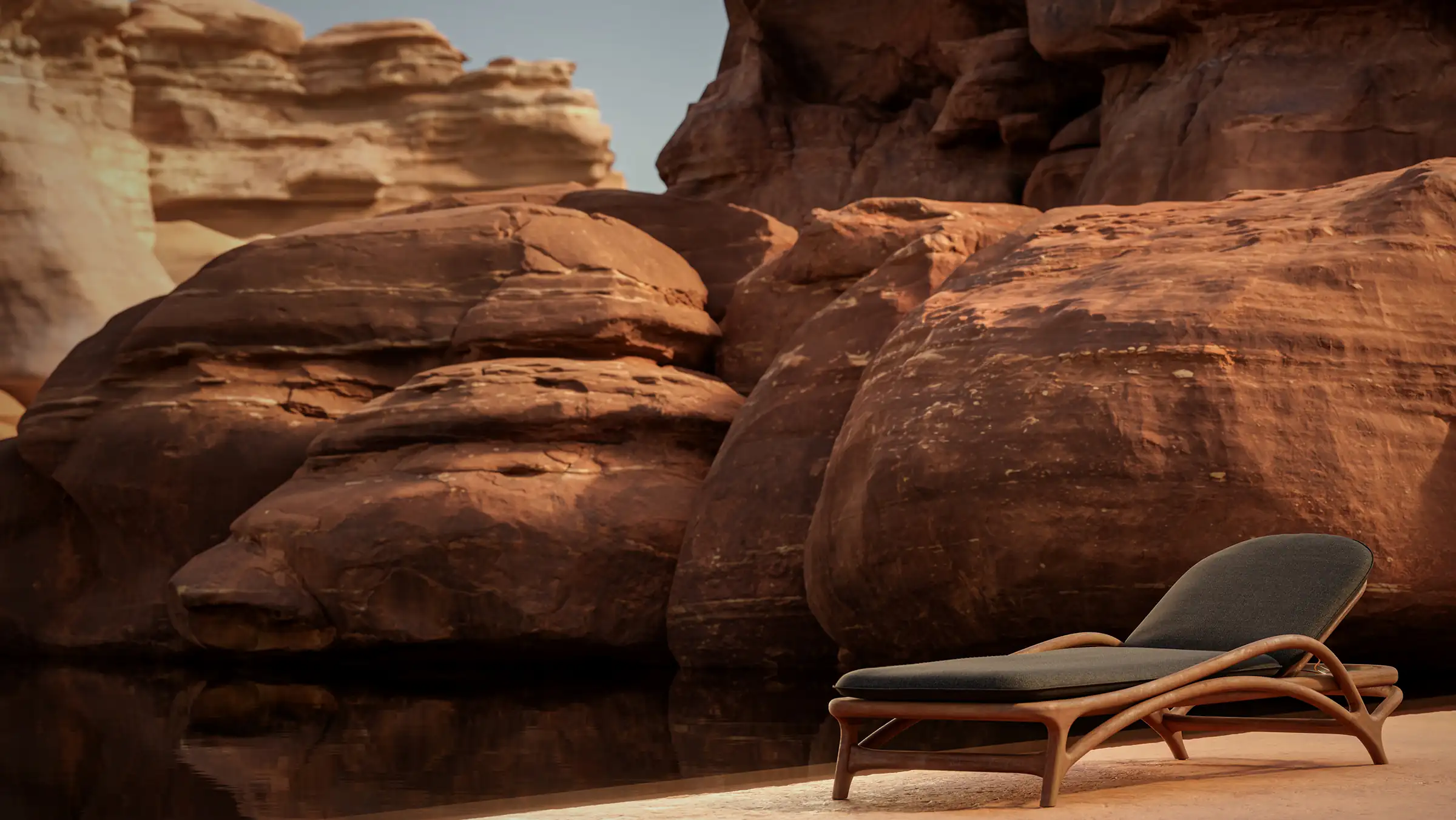 MORPHO by Tomorrowland Red Desert Vime lounge chair