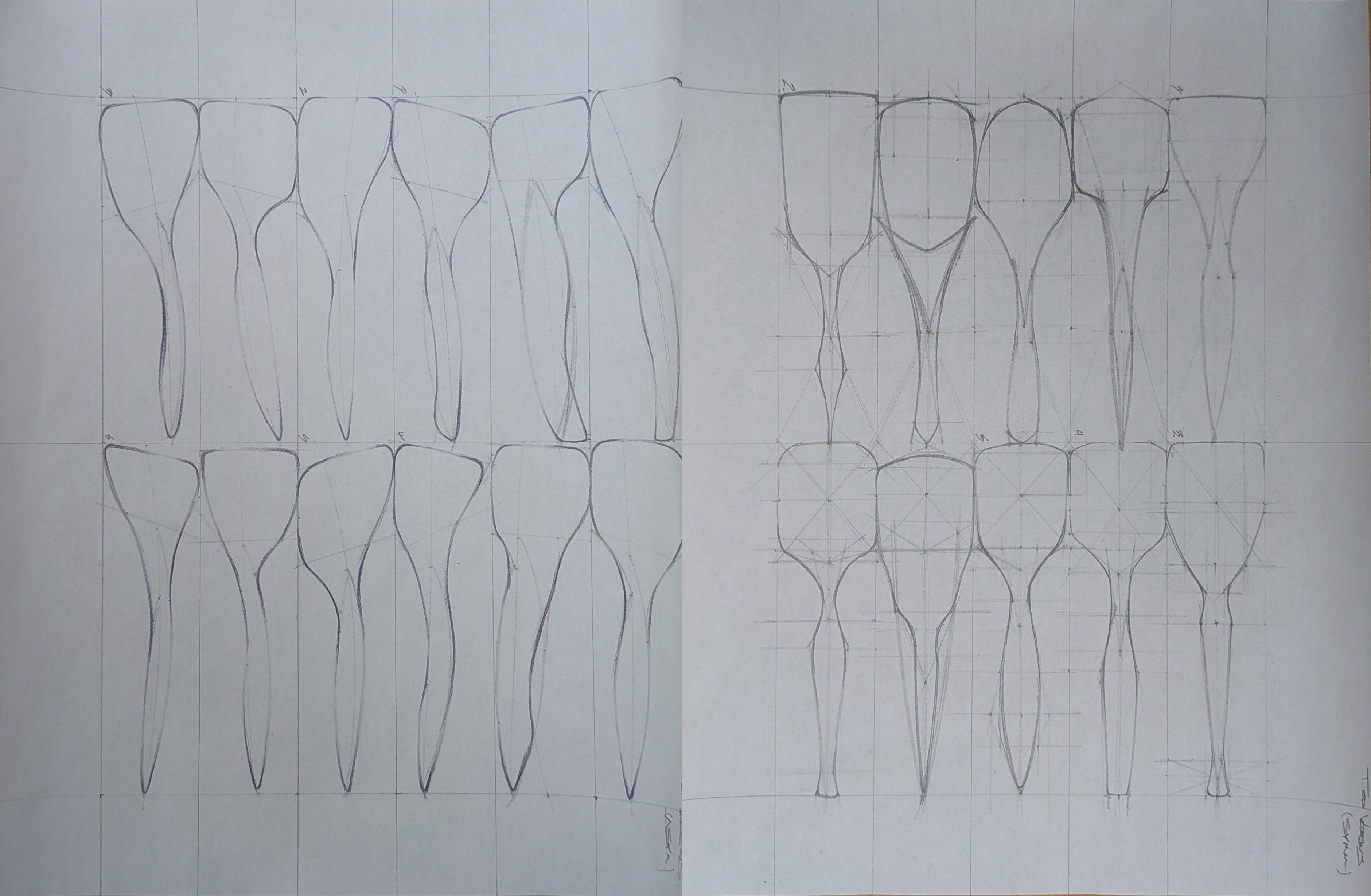 Early Top Orthographic skteches