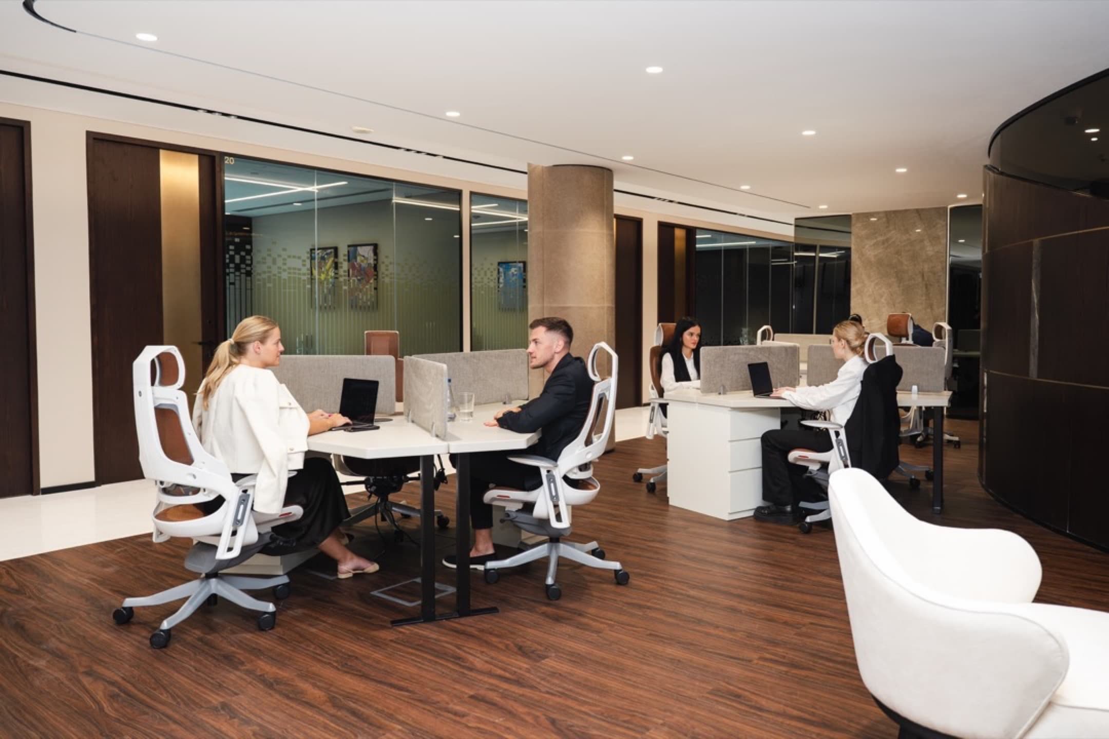 Fully serviced, on-site cafeteria at Aldar HQ building for employees and visitors
