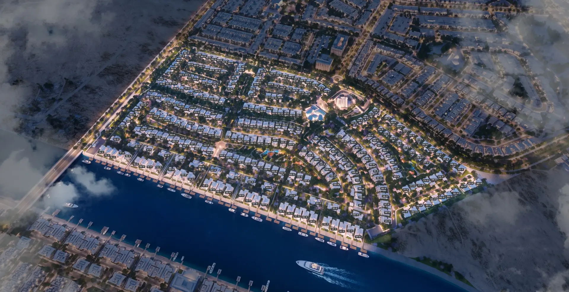 yas riva reserve aerial view by aldar