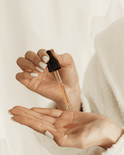 a close up of a person with a cell phone