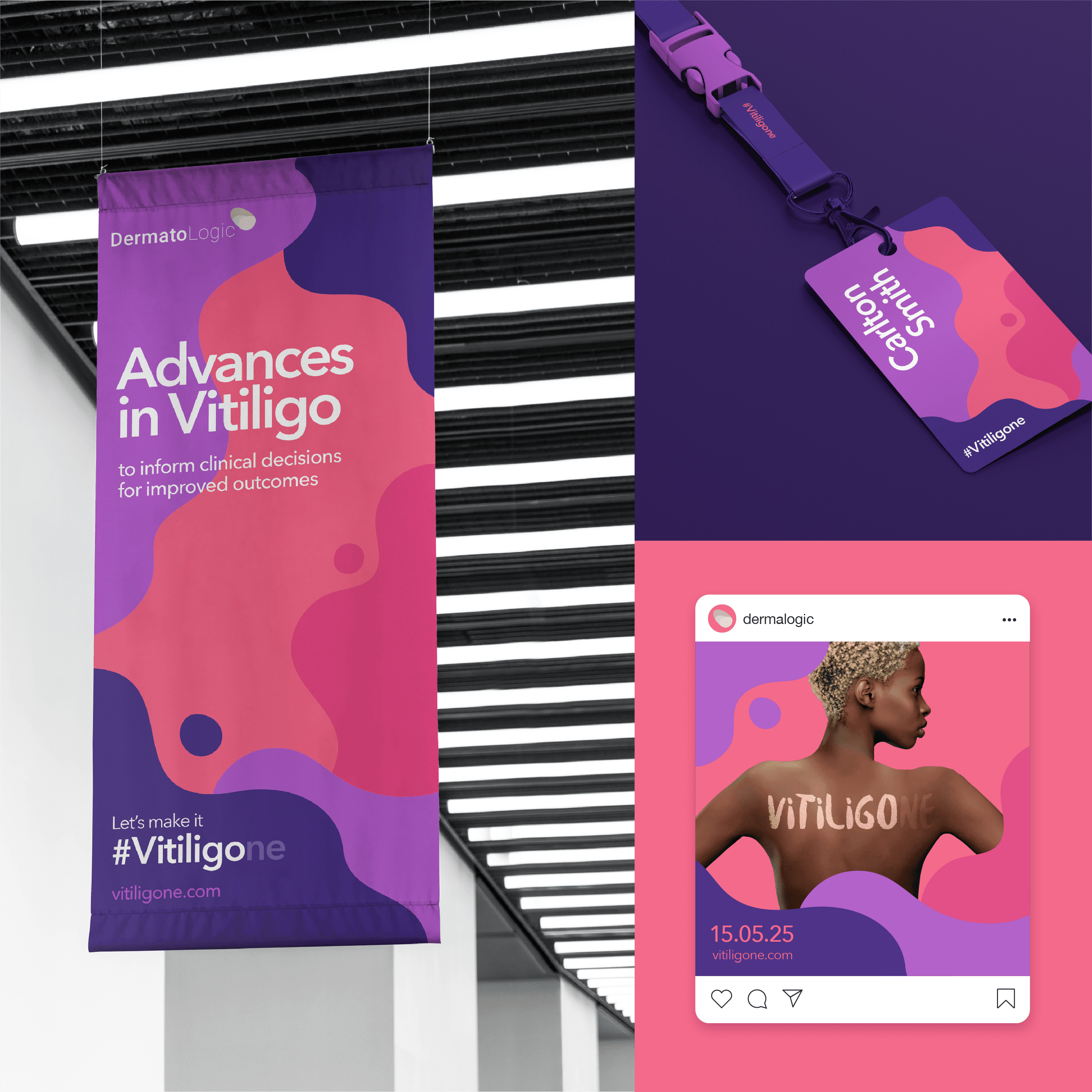 Dermato Logic Vitiligone Brand Identity