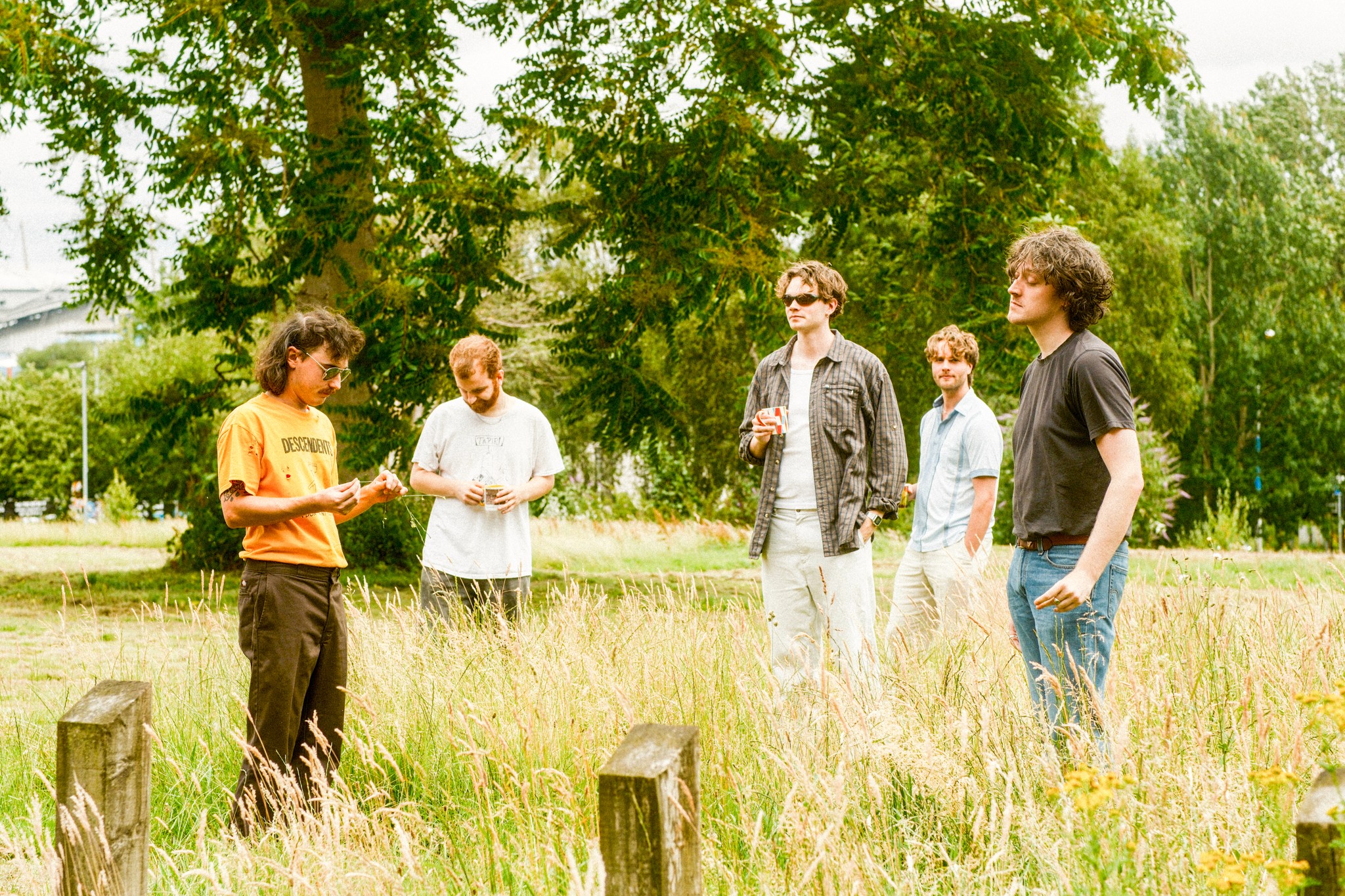 Promotional portrait of UK indie rock band Sailboat Davidson photographed by Jamesthelyon, professional band photography for press and music promotion.
