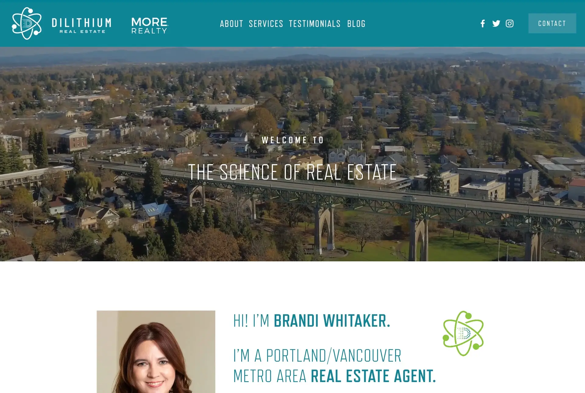 Real Estate Agent Squarespace Design