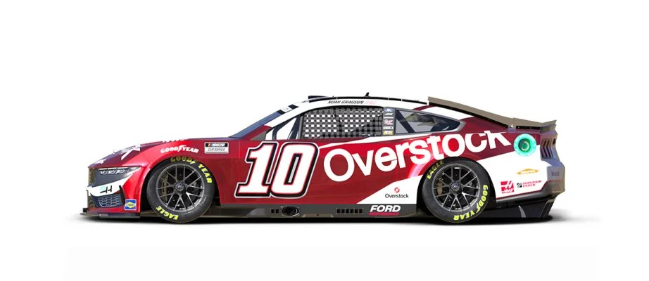 Noah Gragson will drive the No. 10 Overstock.com Ford.
