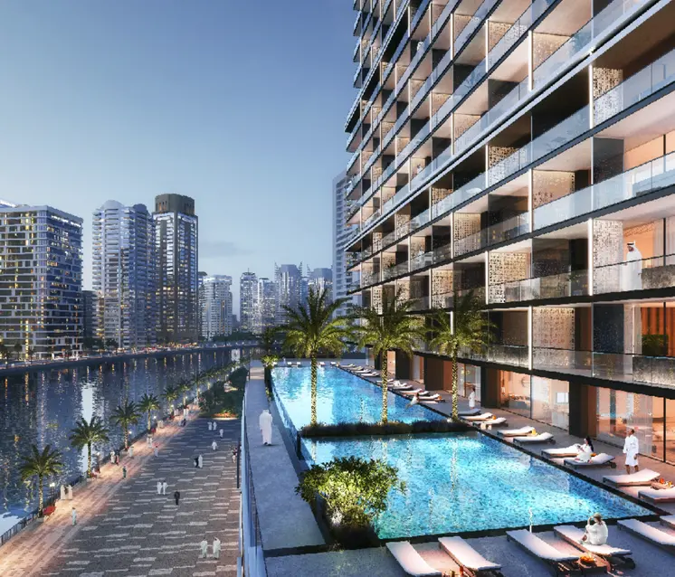 trillionaire residences by binghatti building view business bay