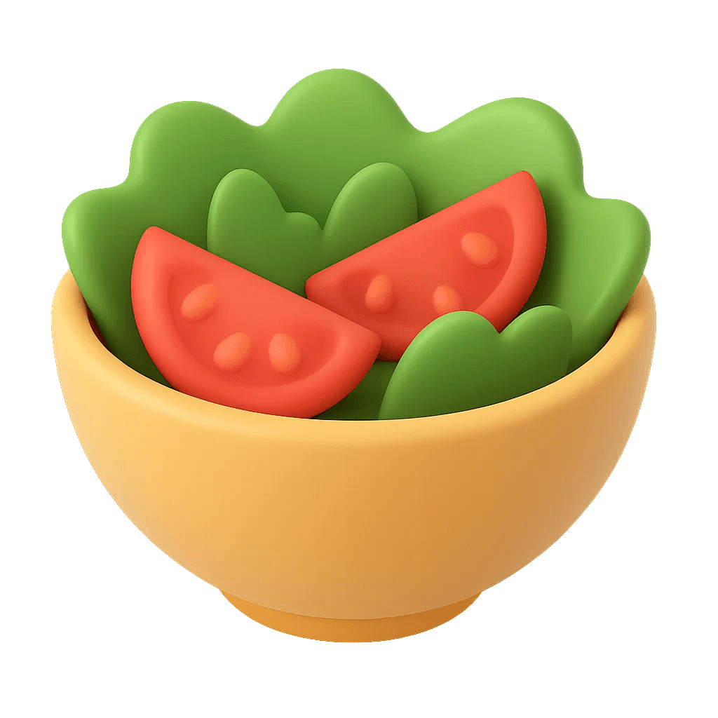 Salad Bowl 3D Icon