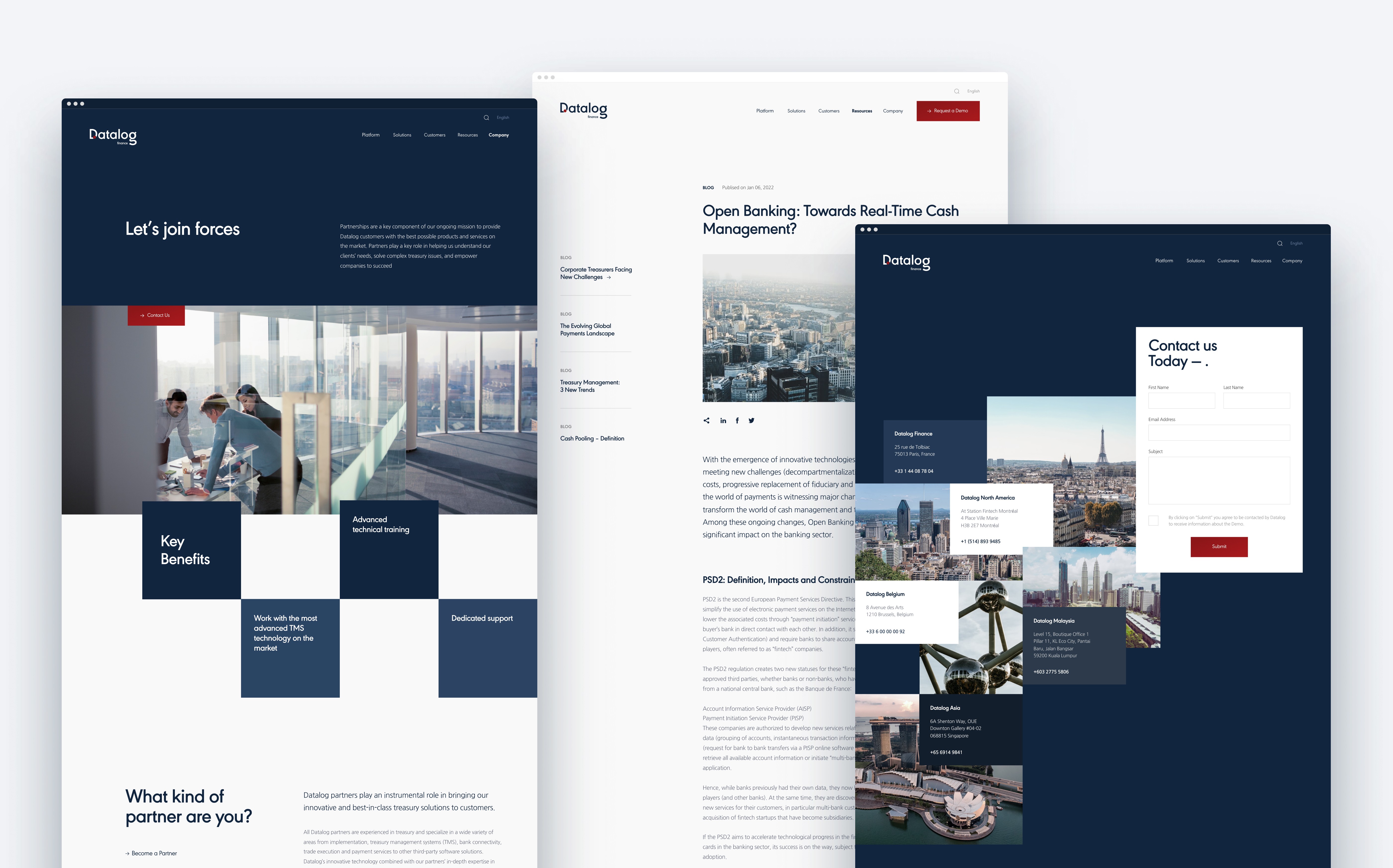 Datalog Branding Webpage