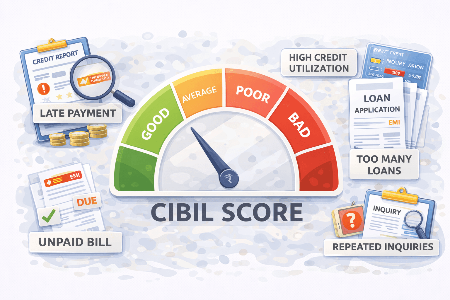 Why Is My CIBIL Score Low Even When I Pay On Time?