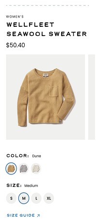 Mobile screenshot of a Levitate product page